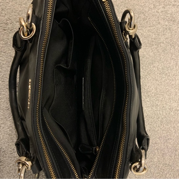 Black Leather Coach Purse - Picture 7 of 9